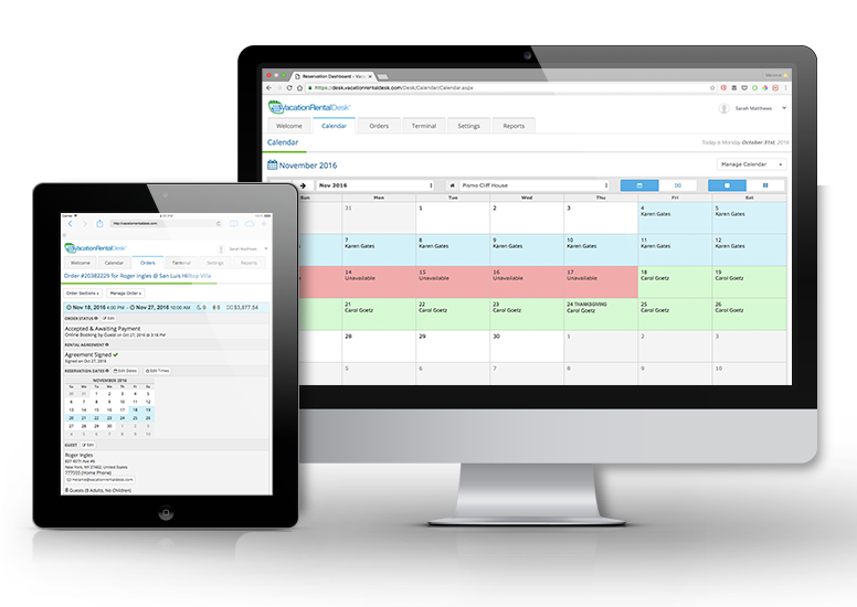 Vacation Rental Availability Calendar with Online Booking and Reservation  Management
